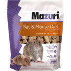 Mazuri Pet Rat And Mouse Food Nutritionally Complete Vegetarian Rodent Pellet Blocks 2 Pound Bag