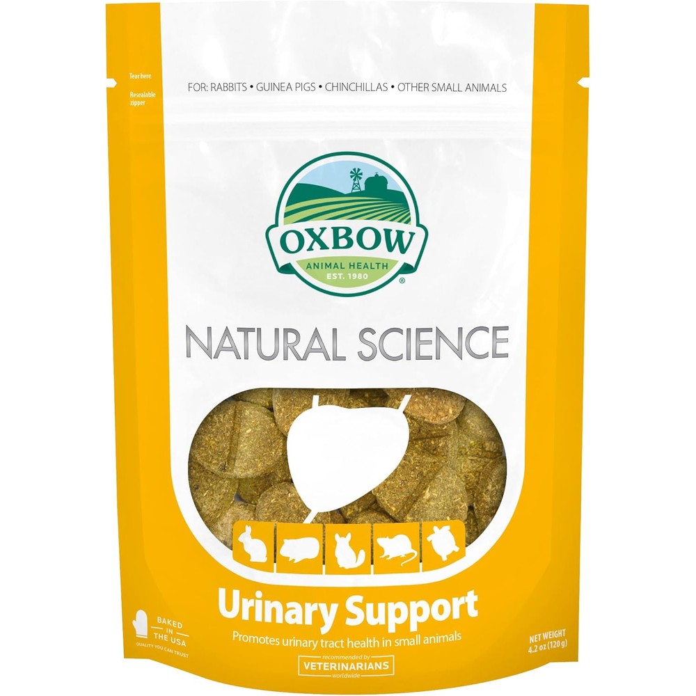 Oxbow Natural Science Urinary Support Small Animal Supplement With Timothy Hay And Cranberry 4.2 Ounce Bag