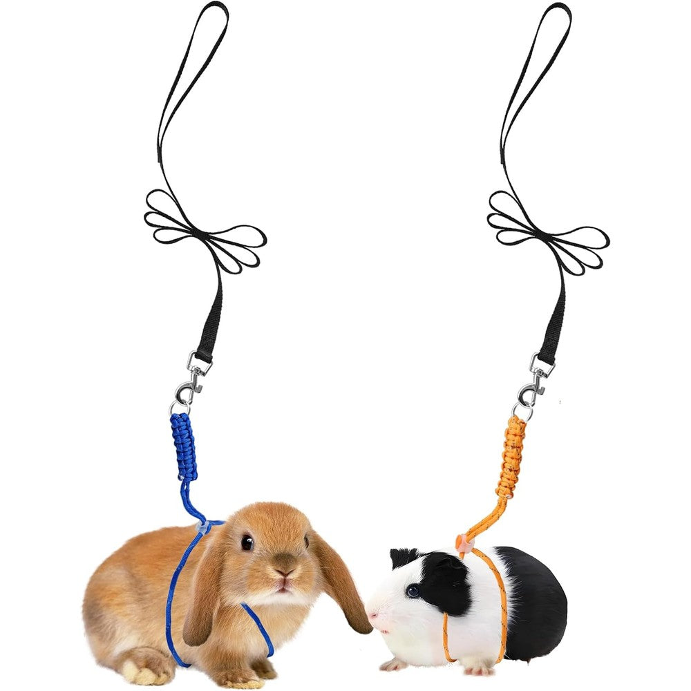 Gomicraft Handmade Figure 8 Harness And Leash Set For Ferrets Bearded Dragons Guinea Pigs And Other Small Animals Up To 20 Pounds