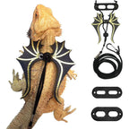 Adoggygo bearded dragon lizard leash harness front view