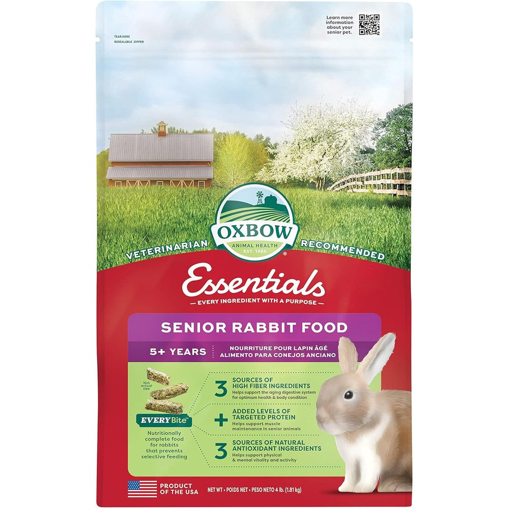 Oxbow Essentials Senior Rabbit Food front view package