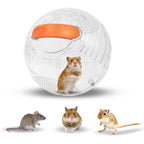 Happy Habitats Roam Clear Hamster Exercise Ball Seven Inch Sturdy Dwarf Hamster Ball for Gerbils and Mice