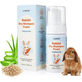 Ulroyda Waterless Rabbit Shampoo Fragrance Free No Rinse Foam Cleanser For Sensitive Skin On Bunnies Guinea Pigs And Small Animals 3.38 Fluid Ounce