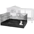 Aivituvin rabbit playpen front view with waterproof liner
