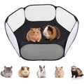 Small Animals Playpen, Portable Pop-up Open Interactive Pet Tent, Indoor Outdoor Fence for Rabbits, Guinea Pig, Hamster, Chinchillas, Kittens, Puppies