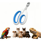 Yayaboqu Upgraded Cat And Bearded Dragon Nail Clippers With Two Millimeter Safety Guard Stainless Steel Small Animal Nail Trimmer