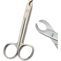 Sanju White Toenail Scissors Four Point Five Inches For Small Animals Professional Medical Grade Stainless Steel Heavy Duty Pet Nail Trimming Shears - Image 1