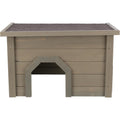 Trixie small animal house front view showcasing dual entrances