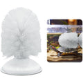 Neacus Turtle Brush With Suction Cup Upgraded Aquatic Turtle Tank Accessories And Shell Scrub Scratcher Brush For Enrichment White Pack Of One
