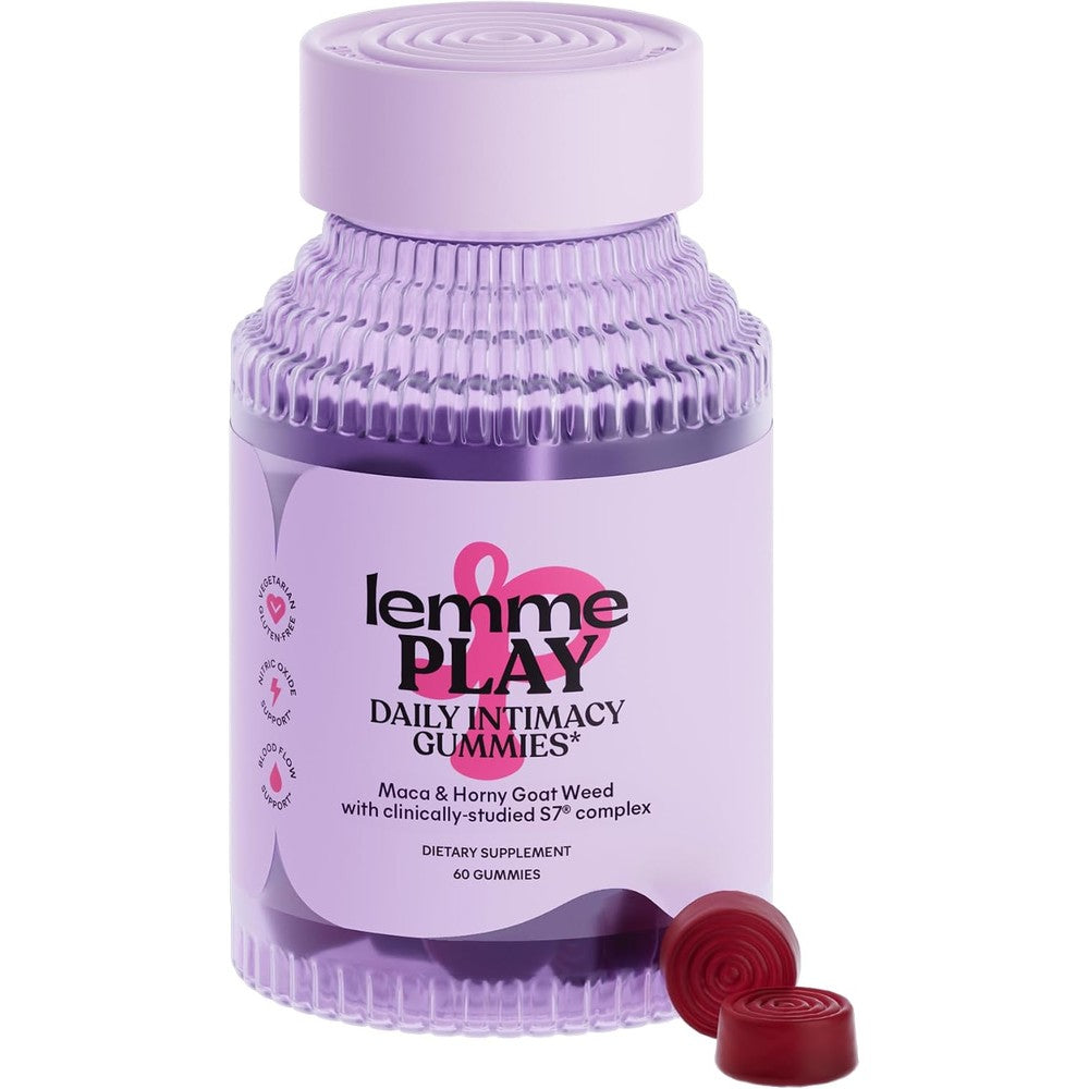 Lemme Play Daily Intimacy Gummies for Women and Men, 30-Day Supply