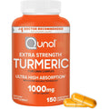 Qunol Turmeric Curcumin 1000mg, Ultra High Absorption Supplement, 150 Count