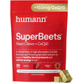 Humann SuperBeets 5-in-1 Heart Chews + 3X Absorption 150mg CoQ10, 60 Ct