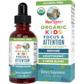 MARYRUTH'S Kids Focus & Attention Drops, USDA Organic Drops, 30 Servings