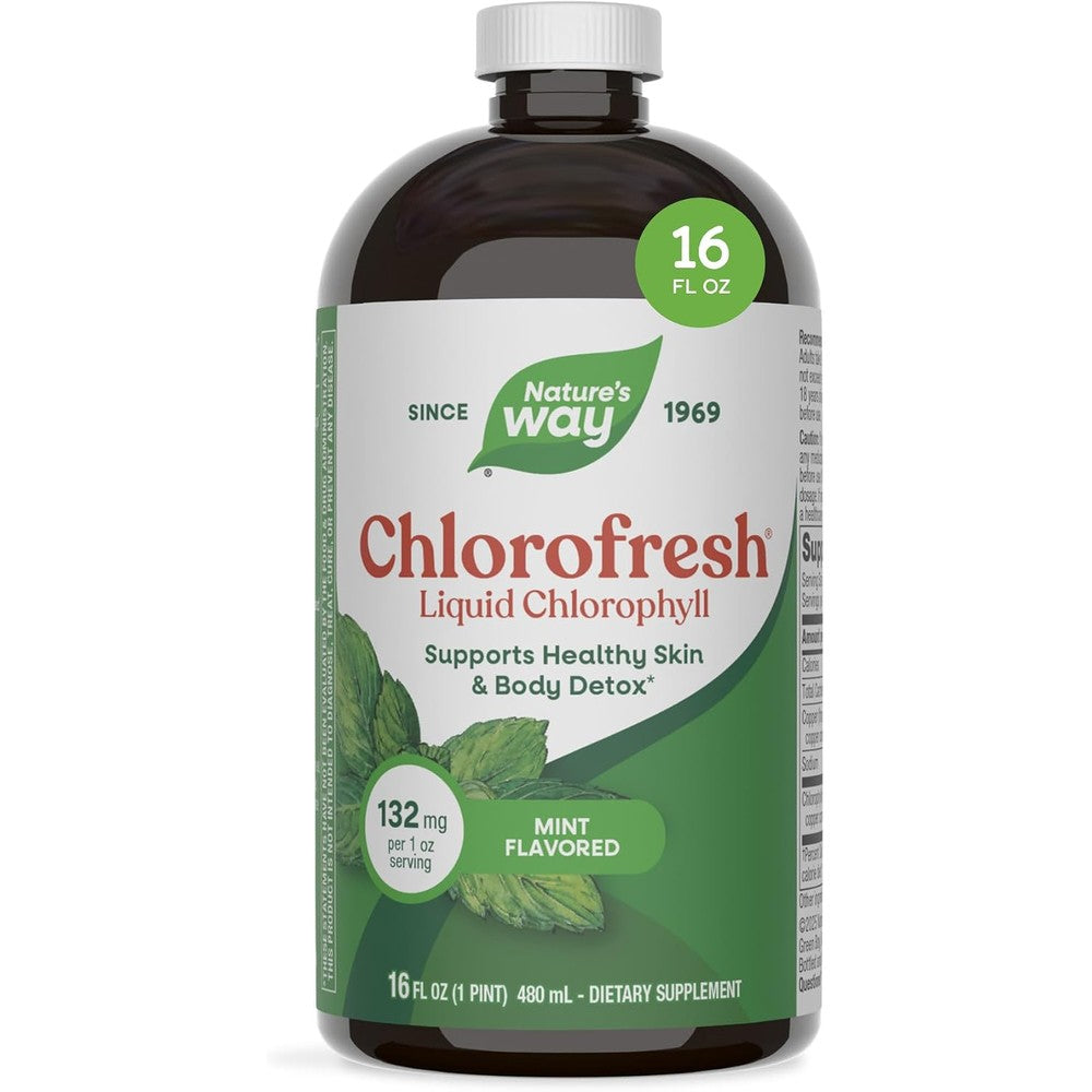 Natures Way Chlorofresh Liquid Chlorophyll front view bottle