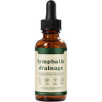 Lymphatic Drainage Drops, Bloat Relief & De-Puff, Immune & Lymph System Support Supplement, - Cleavers, Red Clover, Stillingia Root & Prickly Ash Bark, Fluid Retention, Vegan & Alcohol-Free, 2 Fl Oz
