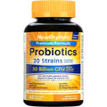 NewRhythm Probiotics 50 Billion CFU 60 Veggie Capsules front bottle view
