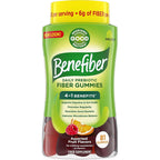 Benefiber prebiotic fiber supplement gummies front view