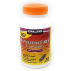 Kirkland fiber capsules bottle front view packaging