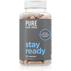 Pure For Men Stay Ready Fiber Supplement 120 Vegan Capsules front bottle view