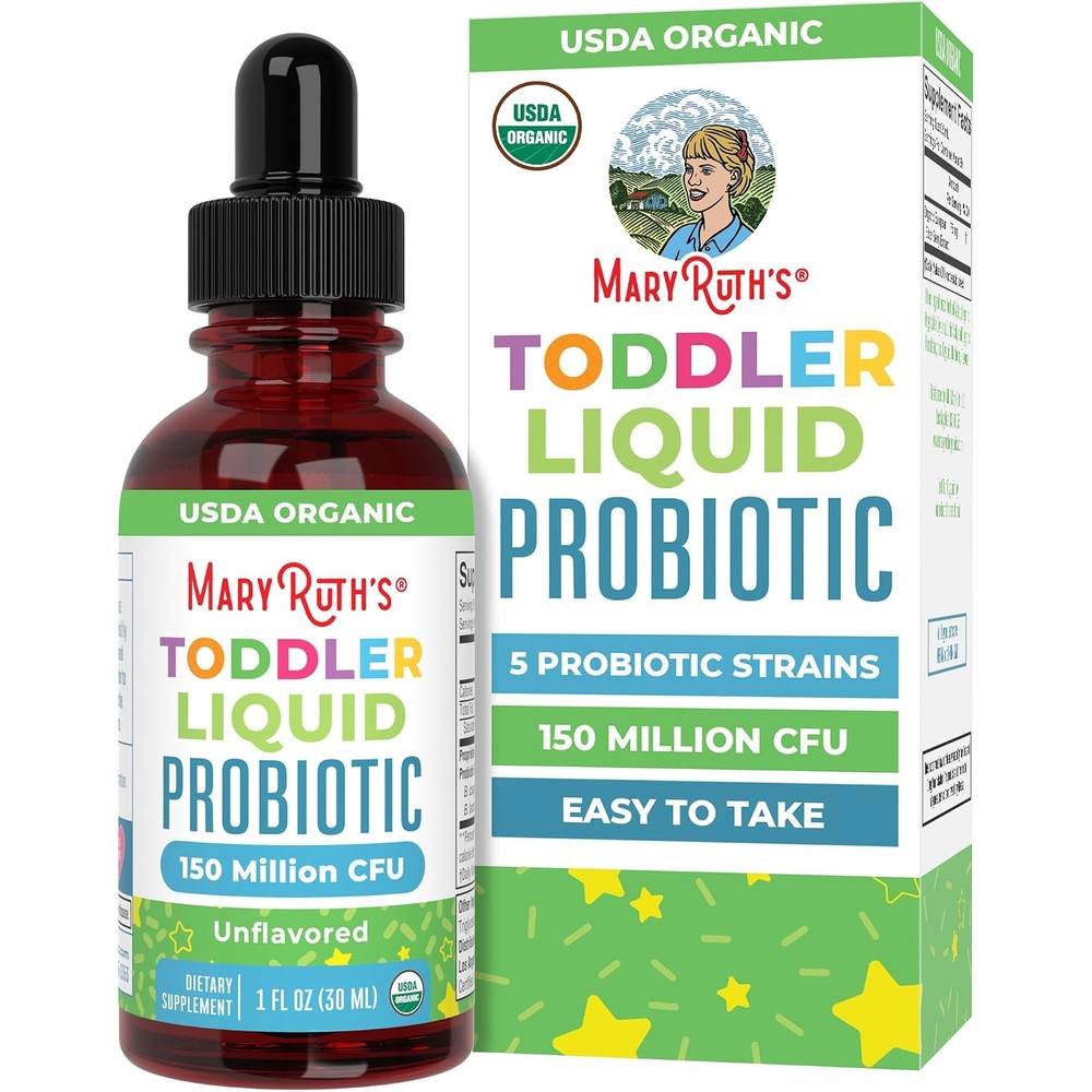 MaryRuth Organics Toddler Probiotic Liquid Drops front bottle view
