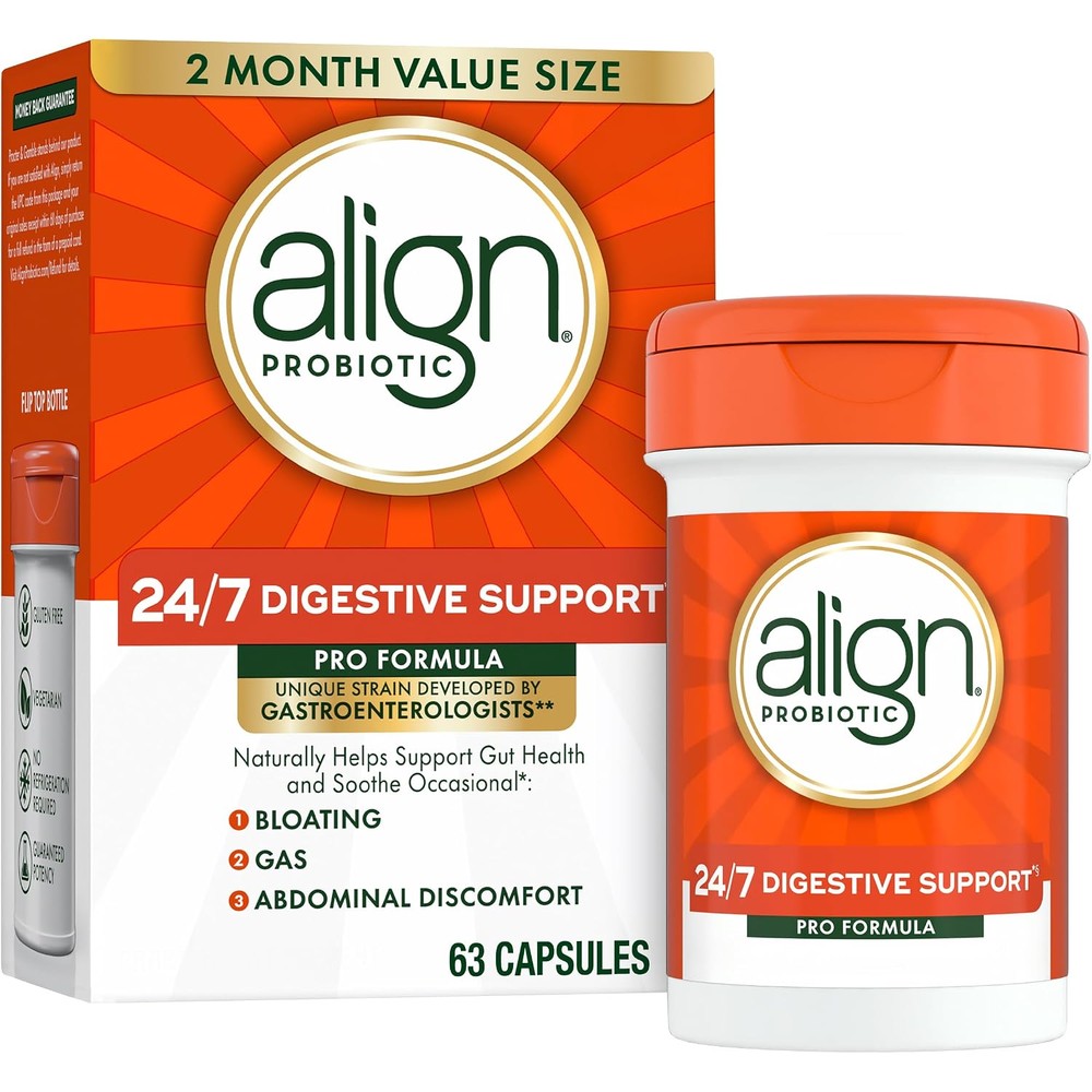 Align Probiotic Pro Formula 63 Capsules front package view