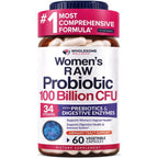 Wholesome Wellness Dr Formulated Raw Probiotics for Women front view bottle package