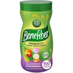 Benefiber chewable prebiotic fiber tablets 100 count front view