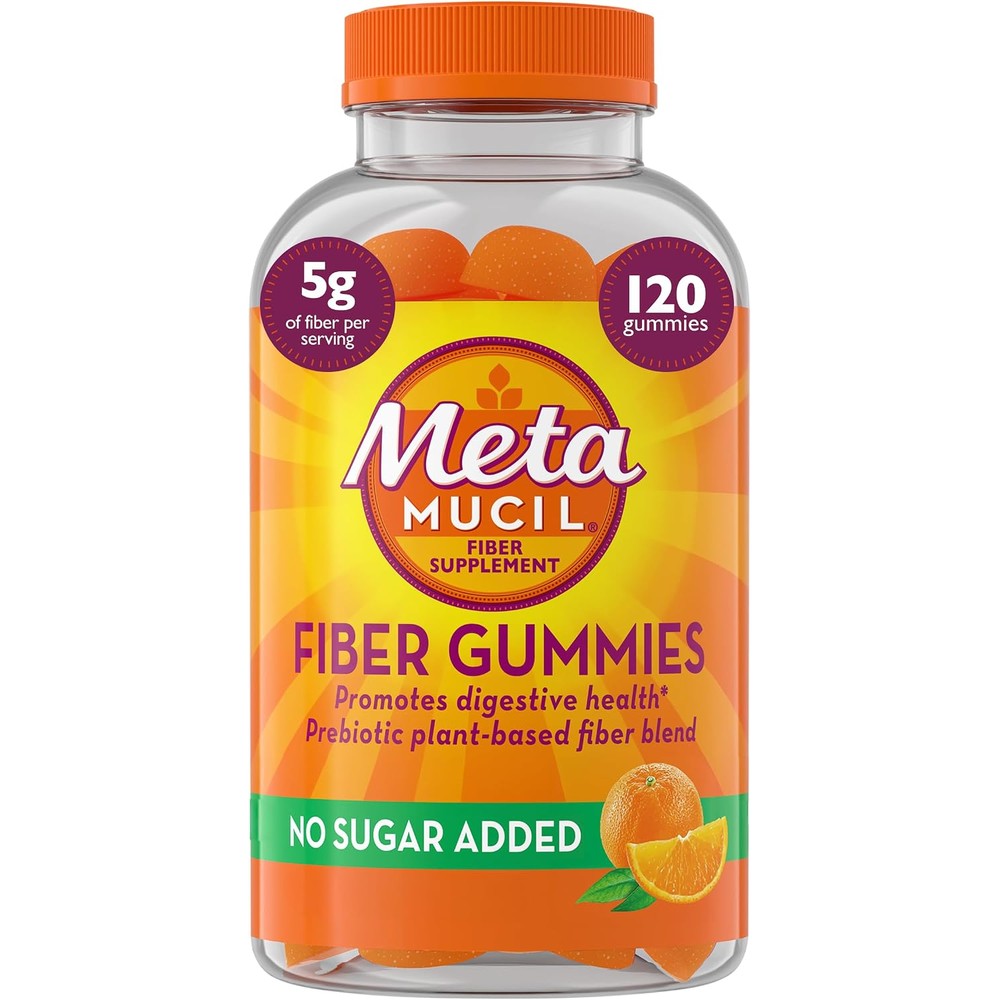 Metamucil fiber gummies bottle front view