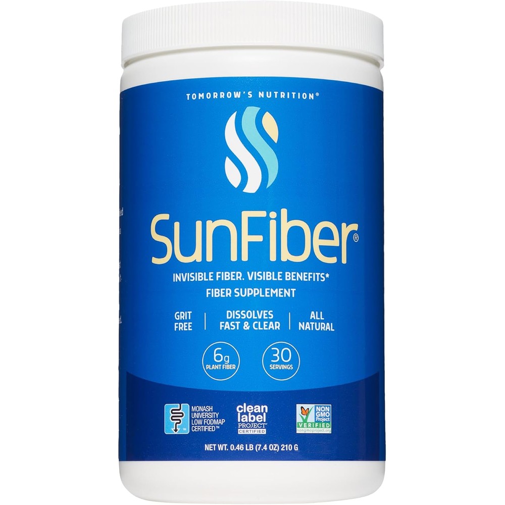 Tomorrow's Nutrition Sunfiber Prebiotic Fiber front view packaging