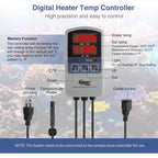 Hygger 500W Titanium Aquarium Heater With External Digital Thermostat Controller For Saltwater And Freshwater Fish Tanks 60 To 120 Gallon