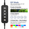 Hygger Small LED Aquarium Light 24/7 Cycle Full Spectrum Fish Tank Light With Timer And Adjustable Brightness For 19 To 24 Inch Tanks 14 Watt