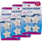 Penn-Plax Pro Balance Vacation Fish Feeder Slow Release Food Blocks Starfish Shape For Fresh And Saltwater Aquariums Twelve Count Three Packages