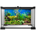 Riivvdise Aquarium Background Underwater Grass Plants Backdrop Vivid Green Aquatic Plants Stone River Bed Fish Tank Vinyl Poster 24 Inches By 16 In...