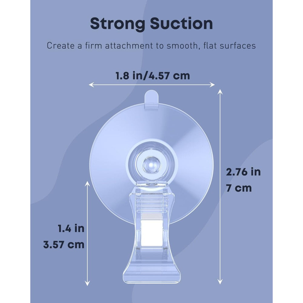 Pawfly Six Pieces Aquarium Suction Cups With Clips Transparent Plastic Fish Feeding Tool And Plant Leaf Seaweed Holder For Fish Tank Accessories