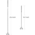 Kirecoo Stainless Steel Algae Scraper For Glass Aquariums Twenty Five Point Six Inches Fish Tank Cleaner Tool With Ten Replaceable Blades