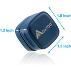DaToo Aquarium Mini Magnetic Scrubber Scraper Small Fish Tank Cleaner Nano Glass Aquarium Cleaning Tools With Super Strong Magnet Standard Size