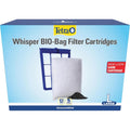 Tetra Whisper Bio-Bag Large Aquarium Filter Cartridges Unassembled Replacement Carbon Filters For Fish Tanks 12 Count Pack