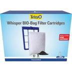 Tetra Whisper Bio-Bag Large Aquarium Filter Cartridges Unassembled Replacement Carbon Filters For Fish Tanks 12 Count Pack