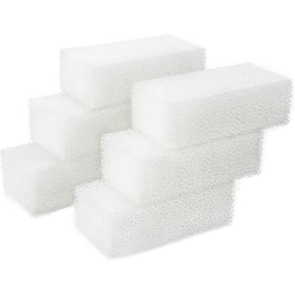Aquaneat Six Pack Replacement Filter Sponge Pads Aquarium Foam Inserts Compatible With AquaClear Fifty Power Filters Fish Tank Media