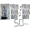 Awesome Aquatic Aquarium Plant Weights And Anchors Flexible Lead Ribbon Strips For Live Aquatic Plants And Fish Tank Ornaments 50 Pack Strips