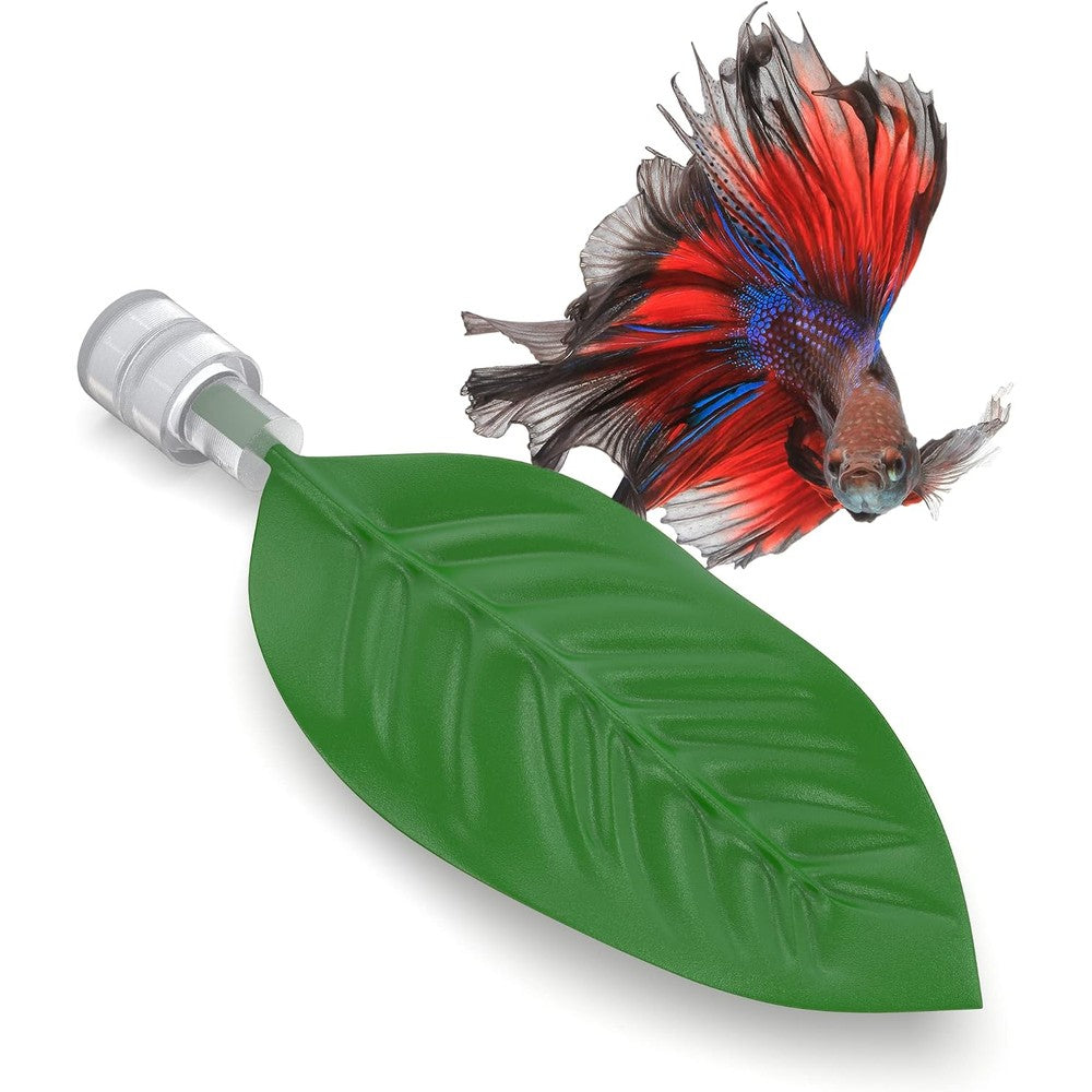 Aquarigram Magnetic Betta Leaf Hammock Bed For Aquariums And Fish Tanks Single Betta Leaf Natural Resting Spot