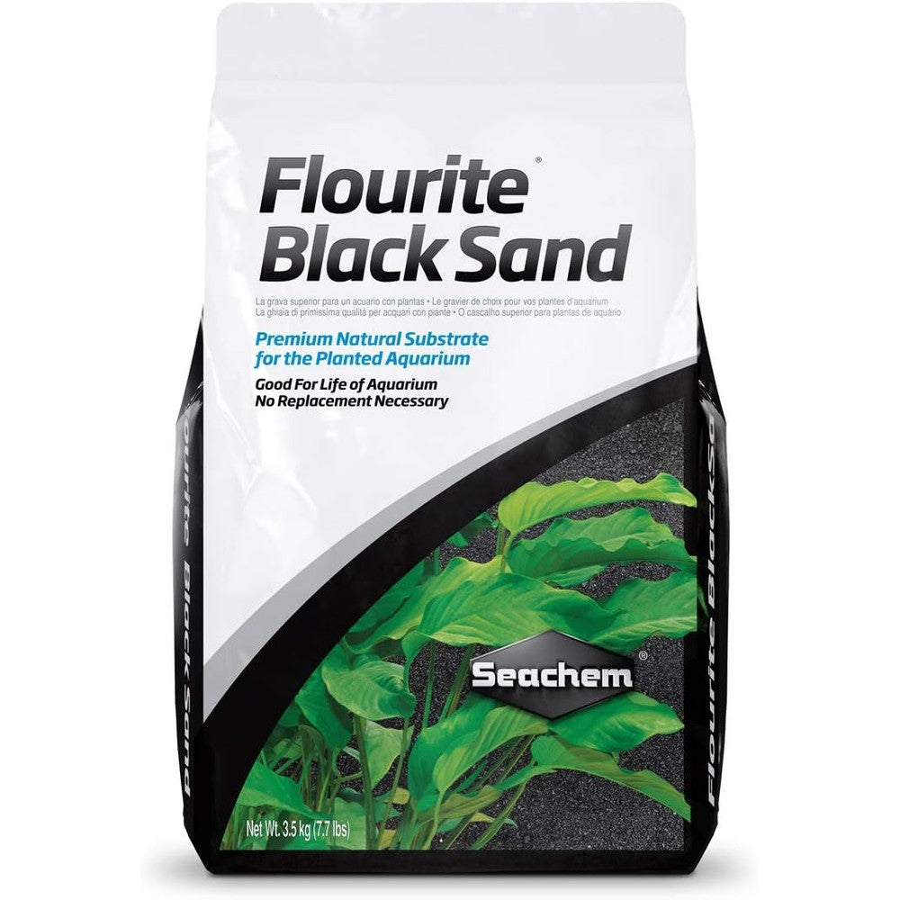 Seachem Fluorite Black Sand Substrate For Planted Aquariums 7.7 Pound Bag