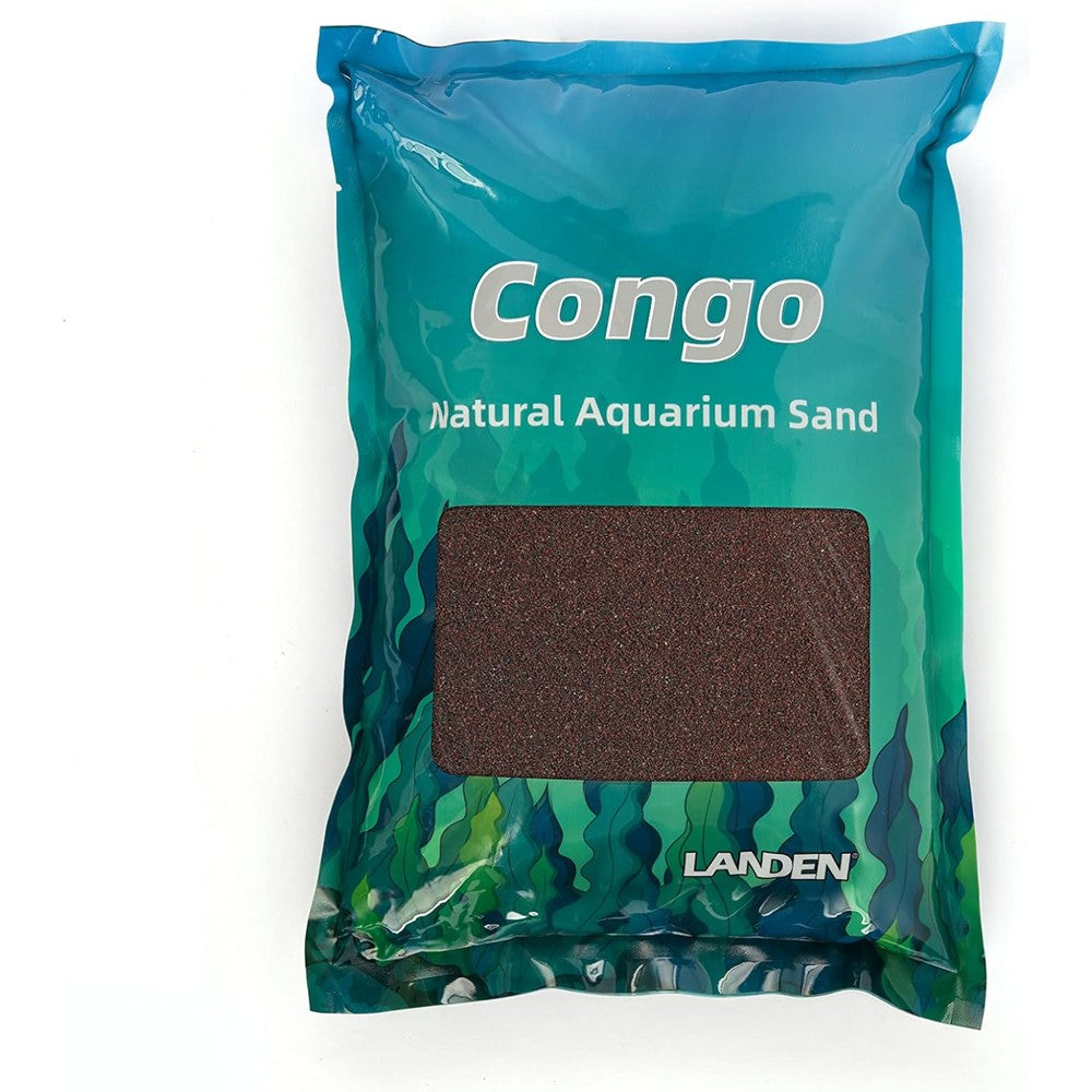 Landen Congo Aquascape Sand For Aquarium Landscape 2 Liter 9 Pounds Brown Natural Fine Decorative Sand For Tropical Rainforest Biotope Aquariums