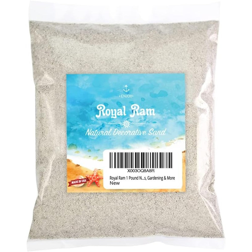 Royal Ram 1 Pound Natural Decorative Real Sand For Interior Decor Vase Filler Sand Crafts Aquariums And Terrariums