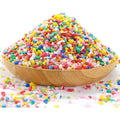 Toypopor Mini Rainbow Confetti Gravel Pebbles Colored Stones For Aquarium Succulent Garden Bonsai Landscaping Home Decor 2.2 Pounds