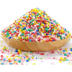 Toypopor Mini Rainbow Confetti Gravel Pebbles Colored Stones For Aquarium Succulent Garden Bonsai Landscaping Home Decor 2.2 Pounds