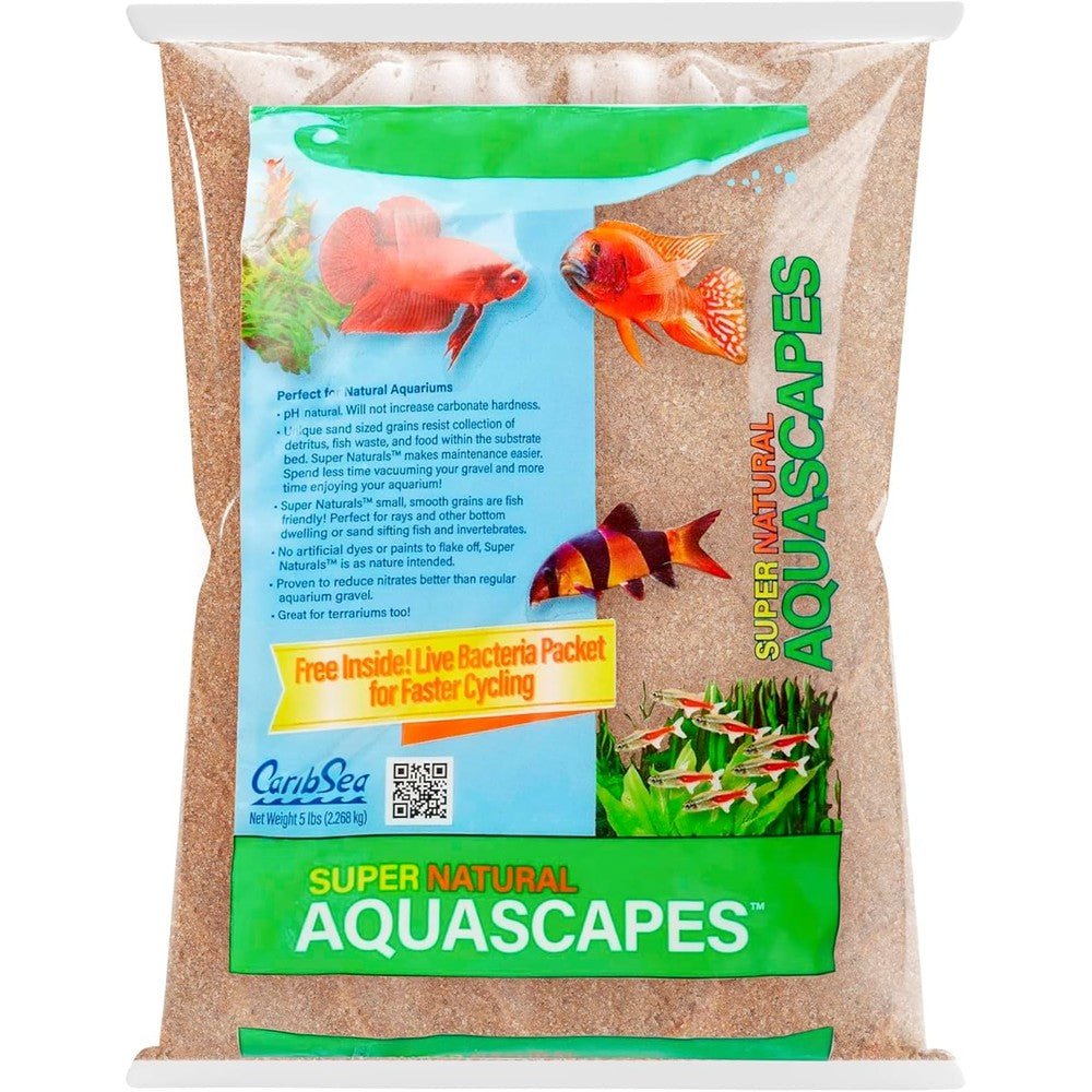 CaribSea Super Naturals Aquascape Sunset Gold 10 Pound Natural Freshwater Aquarium Substrate For Vibrant Underwater Landscapes