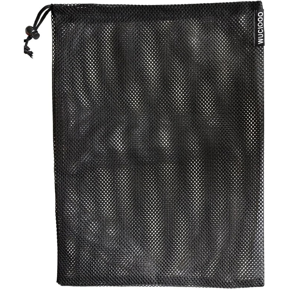 Giantree Mesh Drawstring Bag 2 Pack Heavy Duty Polyester Pump Barrier Bag And Pond Filter Bag For Fountain Water Pumps 12 Inches By 16 Inches Black