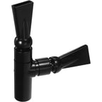 FONDOTIN Fish Tank Double Nozzle Outflow Rotatable Plastic Fitting For Aquarium Water Flow Control And Enhanced Circulation Black Inside Diameter 20mm