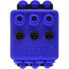 Current USA 1685 eFlux Wave Pump Manifold HUB Connects Up To Three Wave Pumps Blue Silicone Splash Guard